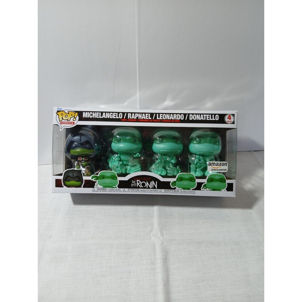 Funko Pop! Comics Teenage Mutant Ninja Turtles The Last Ronin 4-pack GITD Amazon